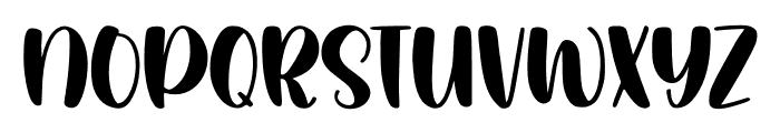 Snowing Solid Font LOWERCASE
