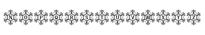 Snowink Font UPPERCASE