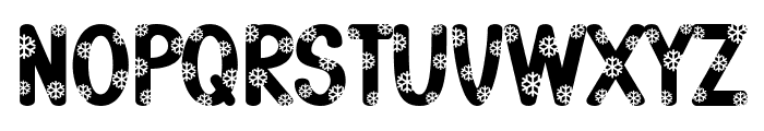 Snowly Font UPPERCASE