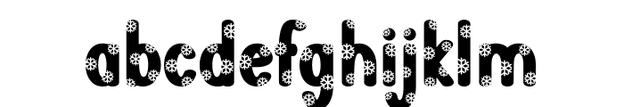 Snowly Font LOWERCASE