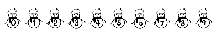 Snowmantwo Decorative Font OTHER CHARS