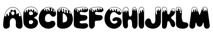 Snowmie Font UPPERCASE