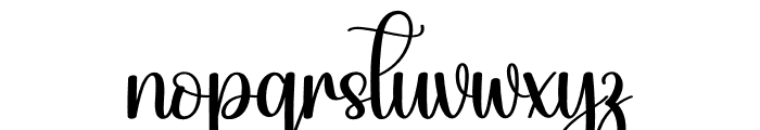 Snowsky Font LOWERCASE