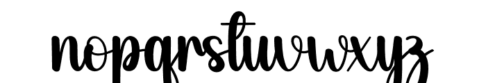 Snowy Chimes Font LOWERCASE