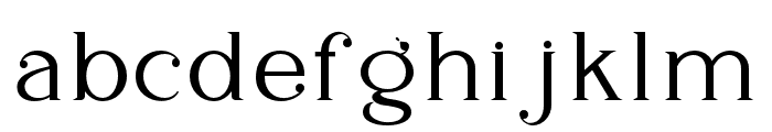Soabally-Regular Font LOWERCASE