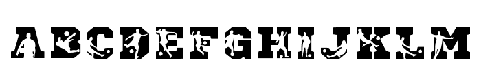 Soccer Font Regular Font UPPERCASE