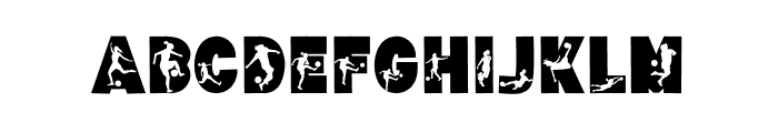 Soccer Woman Font UPPERCASE