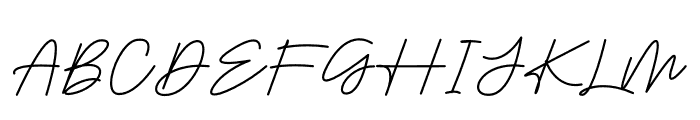 Sochiko Signature Font UPPERCASE