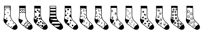 Sock Day Font LOWERCASE