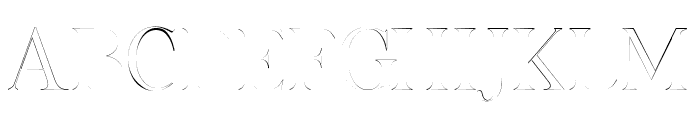 Sockard Beautiful Outline Medium Font UPPERCASE