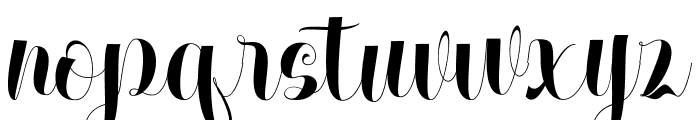 SoethamScript Font LOWERCASE