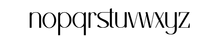 Sofana Font LOWERCASE