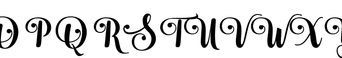 Soffia Regular Font UPPERCASE