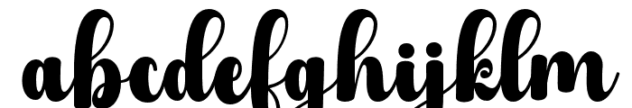 Soffia Regular Font LOWERCASE