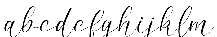 Sofiah Grycelin Italic Font LOWERCASE