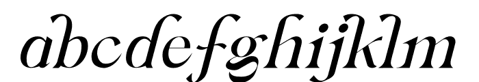 Sofiera Italic Font LOWERCASE