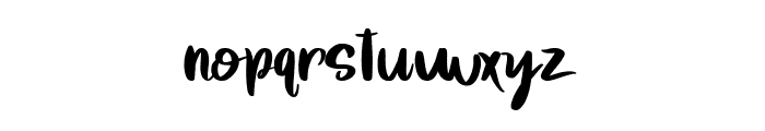 Soft Touch Font LOWERCASE