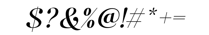SoftAura-Italic Font OTHER CHARS