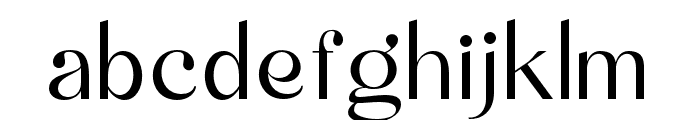 SoftAura-Regular Font LOWERCASE