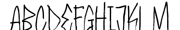 SoftFearBrush-Regular Font LOWERCASE