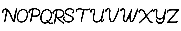 Soft_Cursive Font UPPERCASE