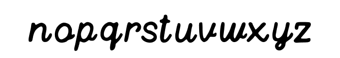 Soft_Cursive Font LOWERCASE