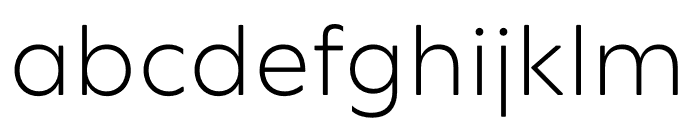 Softeal Light Font LOWERCASE