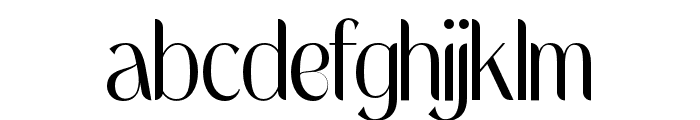 Sogrivent Font LOWERCASE