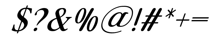 Sojourn-Italic Font OTHER CHARS