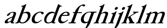 Sojourn-Italic Font LOWERCASE