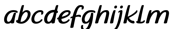 Sokey Italic Font LOWERCASE
