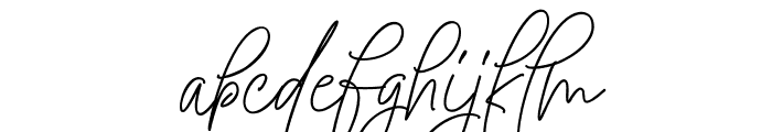Solange Italic  Alt Font LOWERCASE