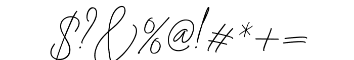 Solange Italic Ligature Font OTHER CHARS