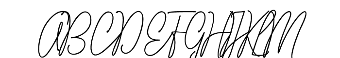 Solange Italic Font UPPERCASE