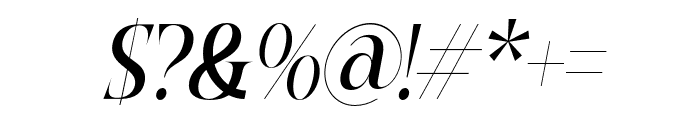 Solarie Halsy Italic Font OTHER CHARS
