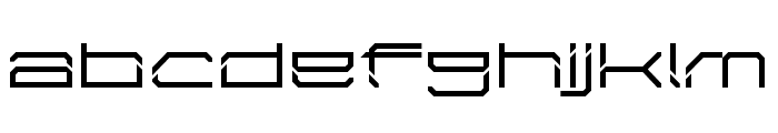 Solartyce-Expanded Font LOWERCASE