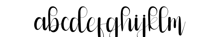 Solaytia Font LOWERCASE