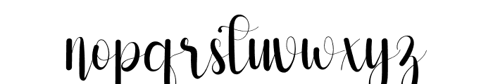 Solaytia Font LOWERCASE