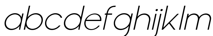 Solen-ExtraLightItalic Font LOWERCASE