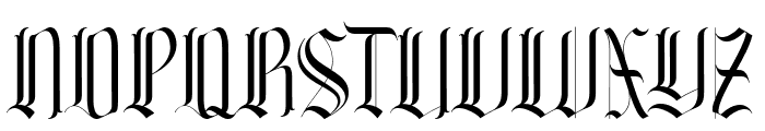 Solipsistic Font UPPERCASE