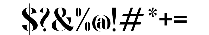 Solitten Typeface Regular Font OTHER CHARS
