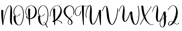 Solitude Writing Font UPPERCASE
