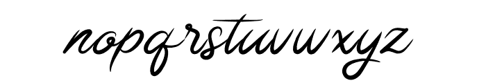Sollasy Font LOWERCASE