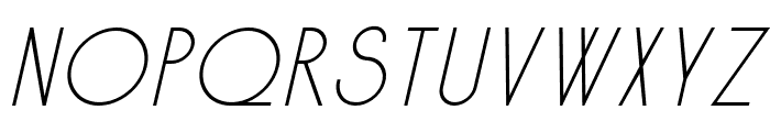 SoloItalic Font LOWERCASE