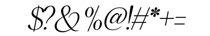 Solstikba Oblique Oblique Font OTHER CHARS