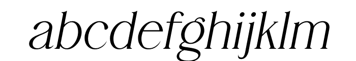 Solstikba Oblique Oblique Font LOWERCASE
