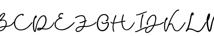 Some Love Script Font UPPERCASE