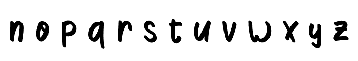 Some Space Font LOWERCASE