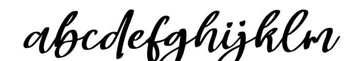 Someday Bohemi Italic Font LOWERCASE