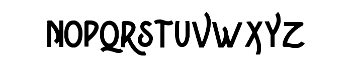 Somerset Noise Font LOWERCASE